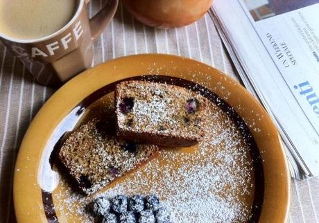 Plumcake di grano saraceno e mirtilli