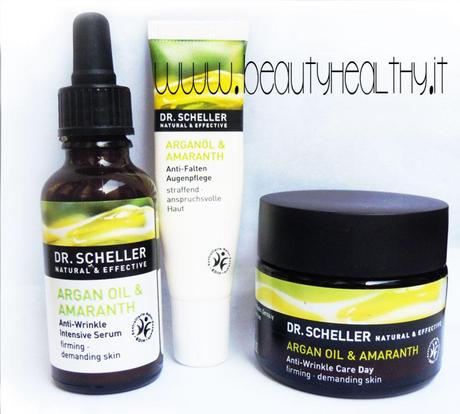 dr scheller argan amaranto antirughe