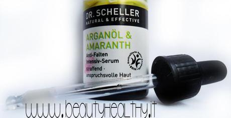 dr. scheller siero antirughe argan amaranto