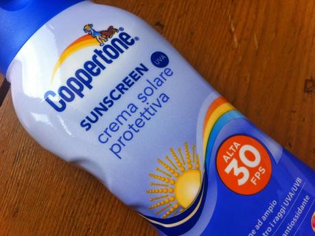 COPPERTONE sunscreen spf30