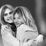 Cara Delevigne e Kate Moss per My Burberry