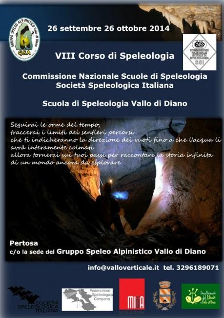 Ottavo corso d’introduzione alla Speleologia del Gruppo Speleologico Alpinistico Vallo di Diano