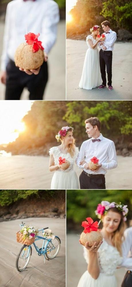 matrimonio sulla spiaggia in Costa Rica