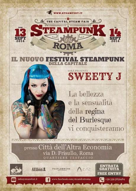 Sweety J allo SteamFest di Roma