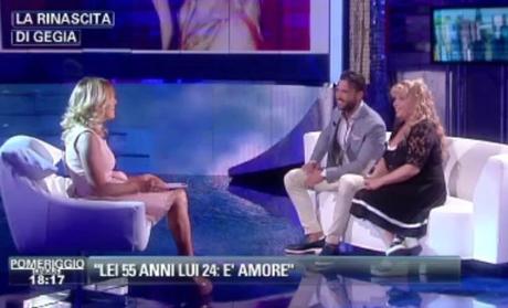 GEGIA ANTONACI E MICHELE CARBONE RELAZIONE GOSSIP POMERIGGIO 5 2014 AMORE TOY BOY