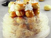 Croquenbouche alla chantilly zabaione.