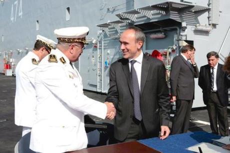 Muggiano/ Fincantieri. La consegna della nuova unità anfibia “Kalaat Beni-Abbes” alla Marina Militare Algerina
