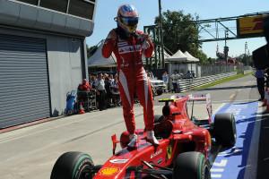 La vittoria di Alonso, con la Ferrari, nel Gp di Monza del 2010 (f1fanatic.co.uk)