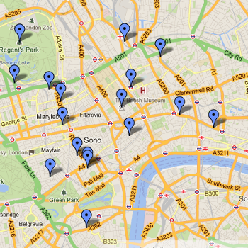 Discover our map of literary London