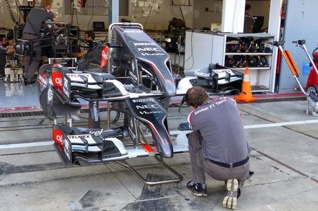 Gp Monza: ecco la Sauber in configurazione basso carico