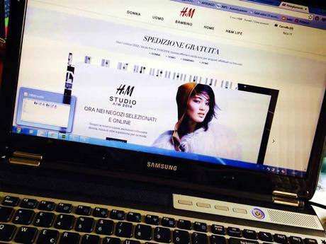 H&M online shopping on chiaweb.it