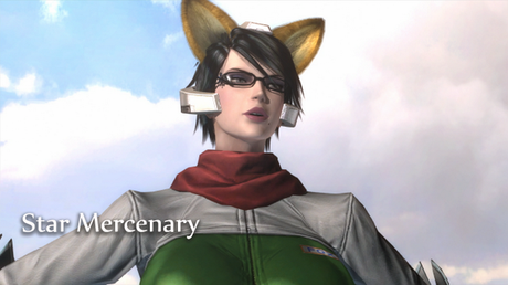 Bayonetta 2 star mercenary costume star fox