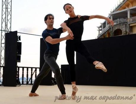 Positano Premia la Danza Léonide Massine 2014:  Inaugurazione Mostra - Presentaziome libro di alessio Buccafusca -Prove danza