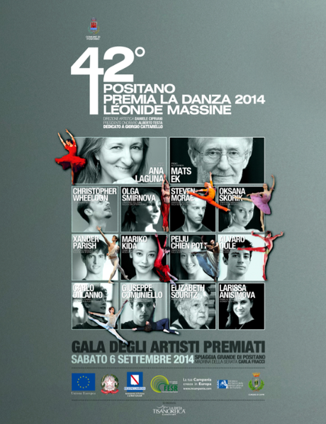 Positano Premia la danza Léonide Massine 2014:  ANNUNCIATI I VINCITORI