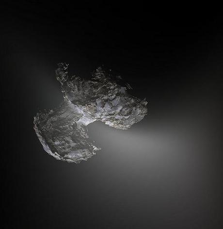 ESA Rosetta: 67P 2 settembre (visione artistica)