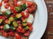 Bruschette zucchine toma