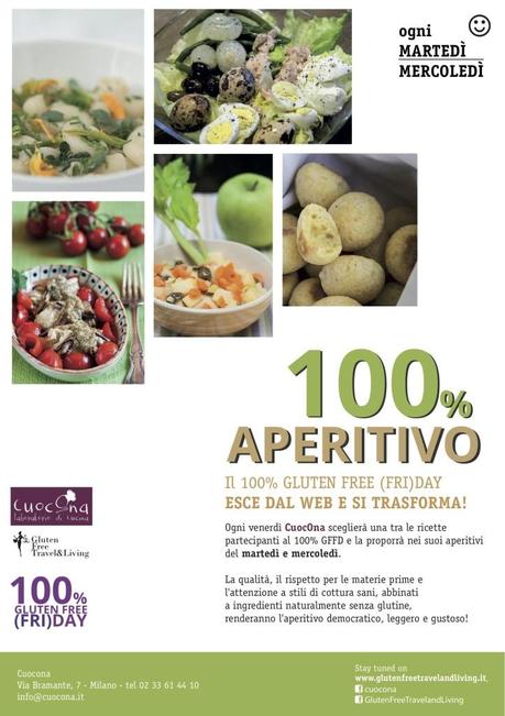 locandina aperitivo CuocOna - Gluten Free Travel and Living