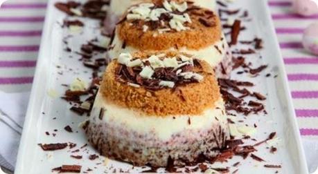 Tortini di ricotta ai tre cioccolati