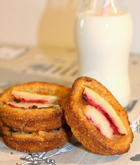 Crostatine al Farro con Marmellata di Pesche