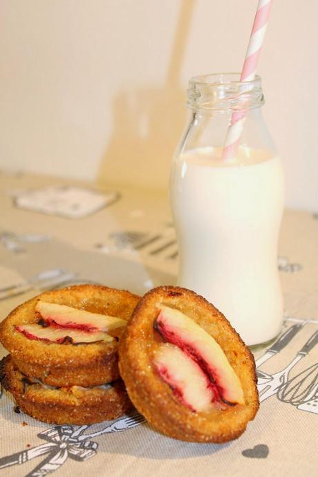 Crostatine al Farro con Marmellata di Pesche