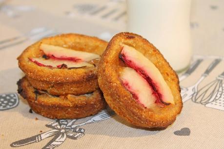 Crostatine al Farro con Marmellata di Pesche