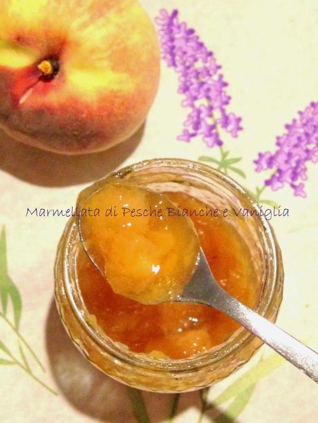 Marmellata di Pesche Bianche e Vaniglia