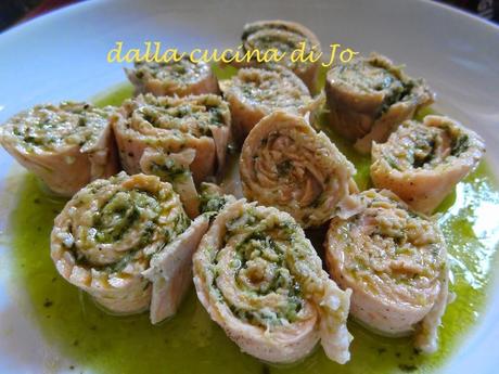 Rotolini di trota salmonata