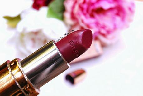 Pupa Paris Experience - Swatches rossetto I'm Lipstick 002 Berry Violet