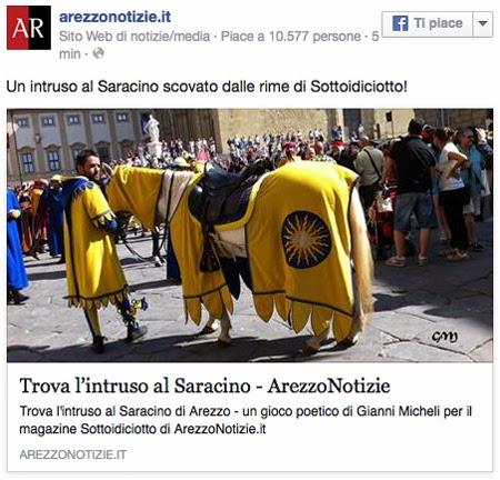 Trova l’intruso al Saracino