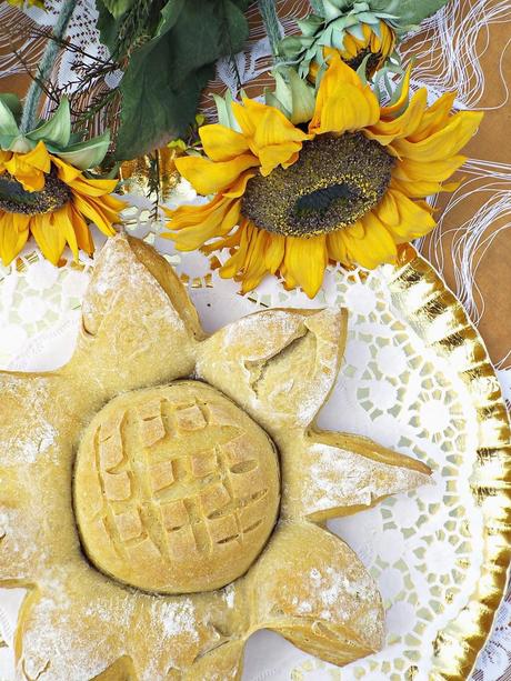 Un pane di patate che voleva essere un girasole