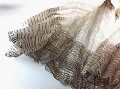 BELLISSIME TEXTURES NELL'INNOVATIVO TESSUTO DI RITA PARNICZKY, X-RAY FABRIC