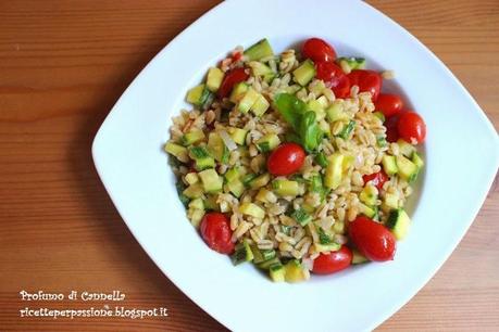 Granotto con zucchine e pomodorini - estate ancora per poco