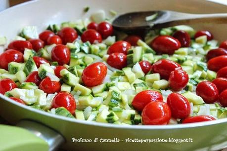 Granotto con zucchine e pomodorini - estate ancora per poco