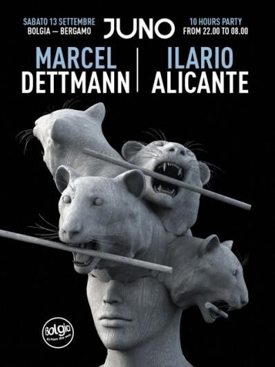 13/9 Marcel Dettmann, Ilario Alicante (Juno party) @ Bolgia Bergamo