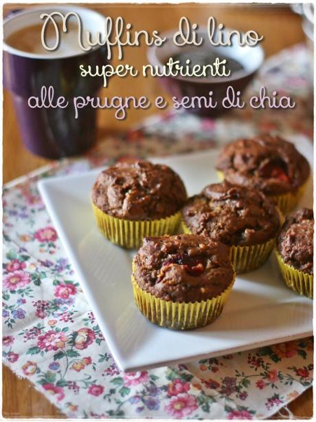 Muffins lino prugne semi di chia5