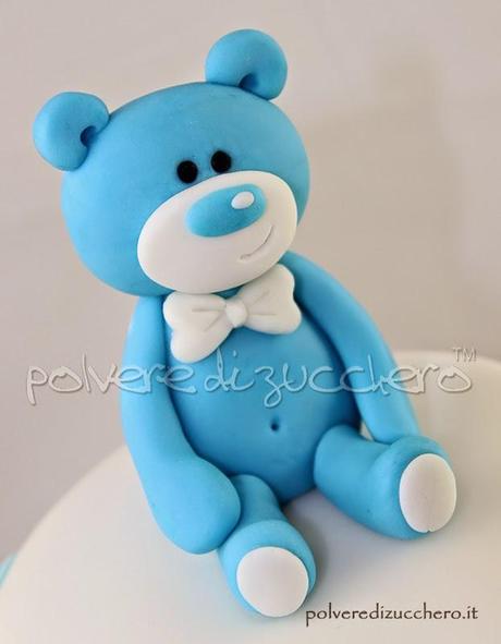 battesimo cake design torta decorata polvere di zucchero vendita torta