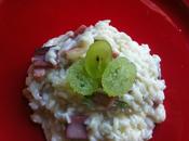 Risotto all'uva speck