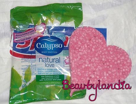 CALYPSO - Spugne per il corpo Natural Love, Natural Peeling, Natural Massage, Natural Gommage -