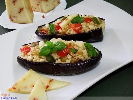 Melanzane Couscous e Primosale con peperoncino