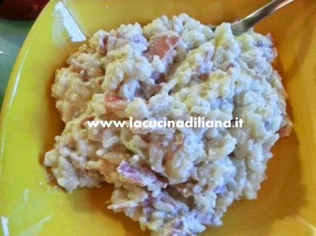 Risotto ricotta e prosciutto in Zona