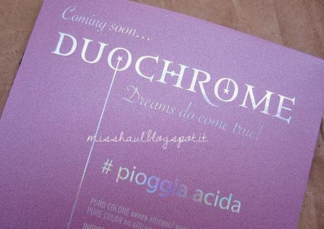 [Anteprima!]NeveCosmetics - Duochrome # pioggia acida