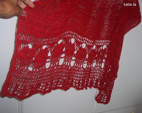 my first top down crochet