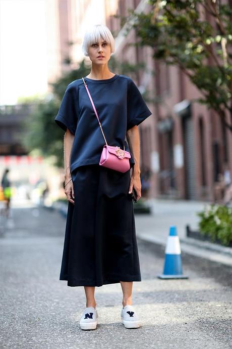 Fashion Week di New York / S 2015 S: street style.  Parte III (5 foto)