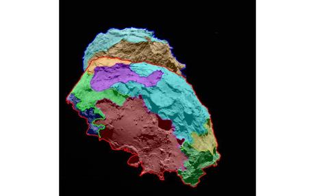 ESA Rosetta: 67P mappa