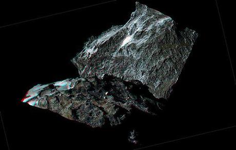 ESA Rosetta: 67P OSIRIS 5 settembre anaglifo