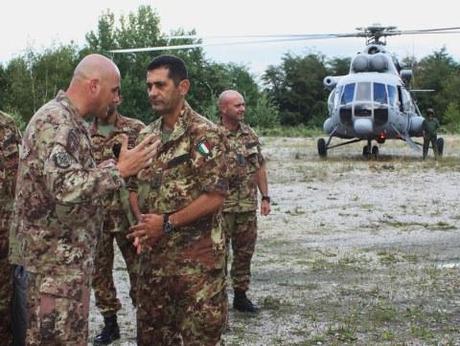 Kosovo/ KFOR MNBG-W. Il comandante KFOR, Gen. Figliuolo incontra il comando a guida italiana del Settore Occidentale