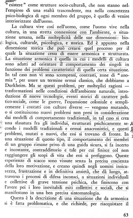 L’uomo in situazione   di Carlo Tullio – Altan, Antropologia funzionale Bompiani, 1971, p. 49-52 e 58-66
