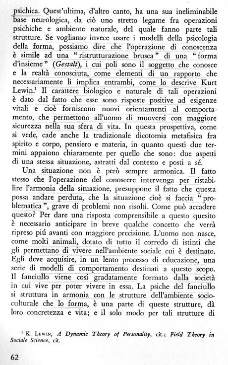 L’uomo in situazione   di Carlo Tullio – Altan, Antropologia funzionale Bompiani, 1971, p. 49-52 e 58-66