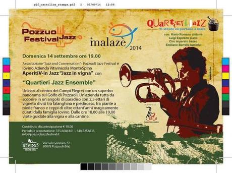Jazz in Vigna: Mario Romano Quartieri Jazz Ensemble in concerto. Parola d ordine: genuinita'