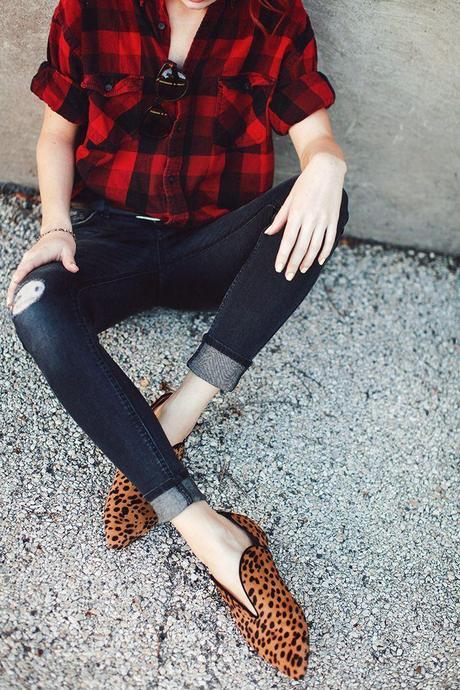 In plaid I believe… ..in abbinamento alle stampe leopard?